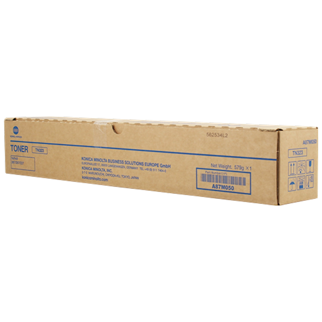 Toner Konica Minolta A87M050 TN323  - Originale - Nero da 23.000 pagine per