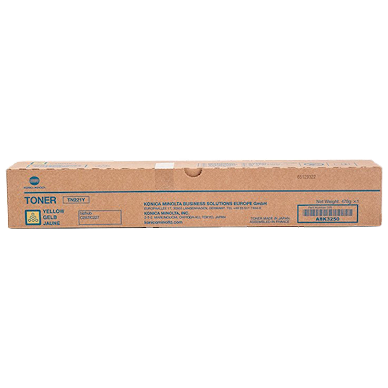 Toner Konica Minolta A8K3250   - Originale - Giallo da 21.000 pagine per