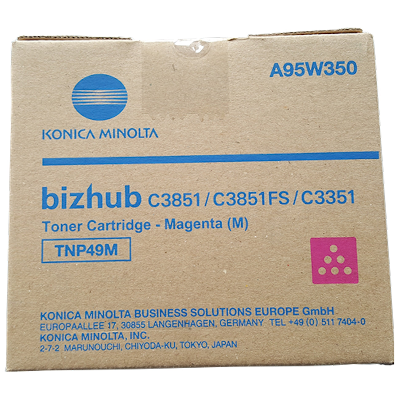 Toner Konica Minolta A95W350 TNP49M  - Originale - Magenta da 12.000 pagine per