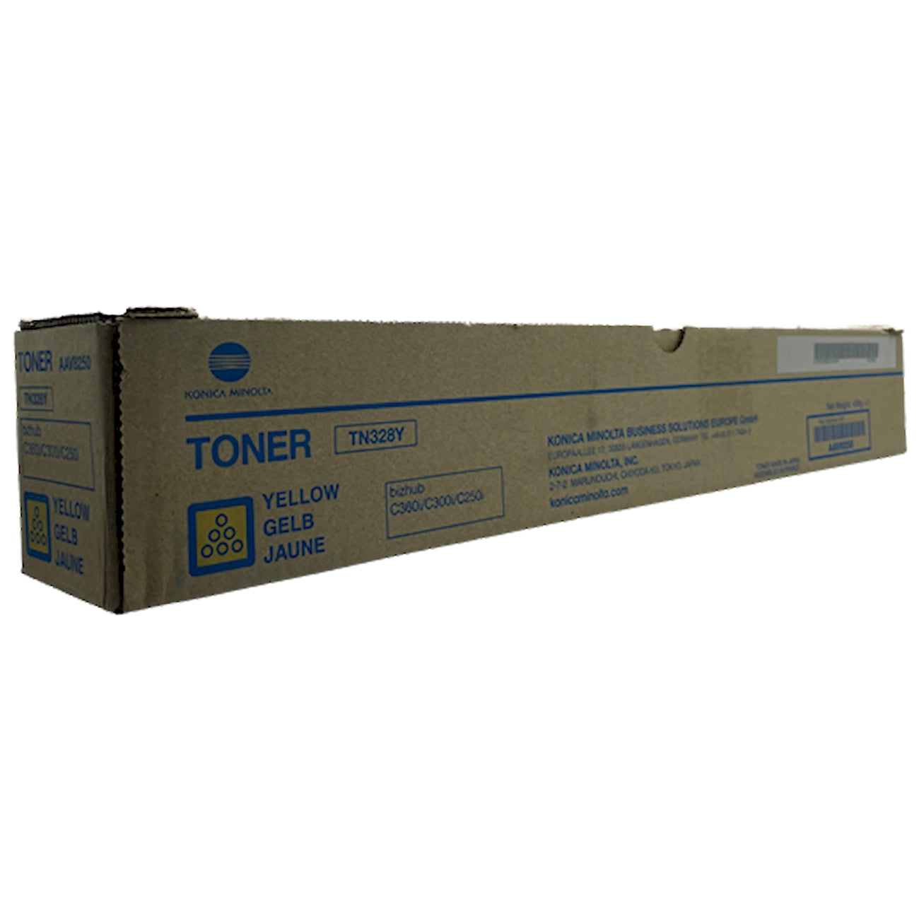 Toner Konica Minolta AAV8250 TN328Y  - Originale - Giallo da 28.000 pagine per