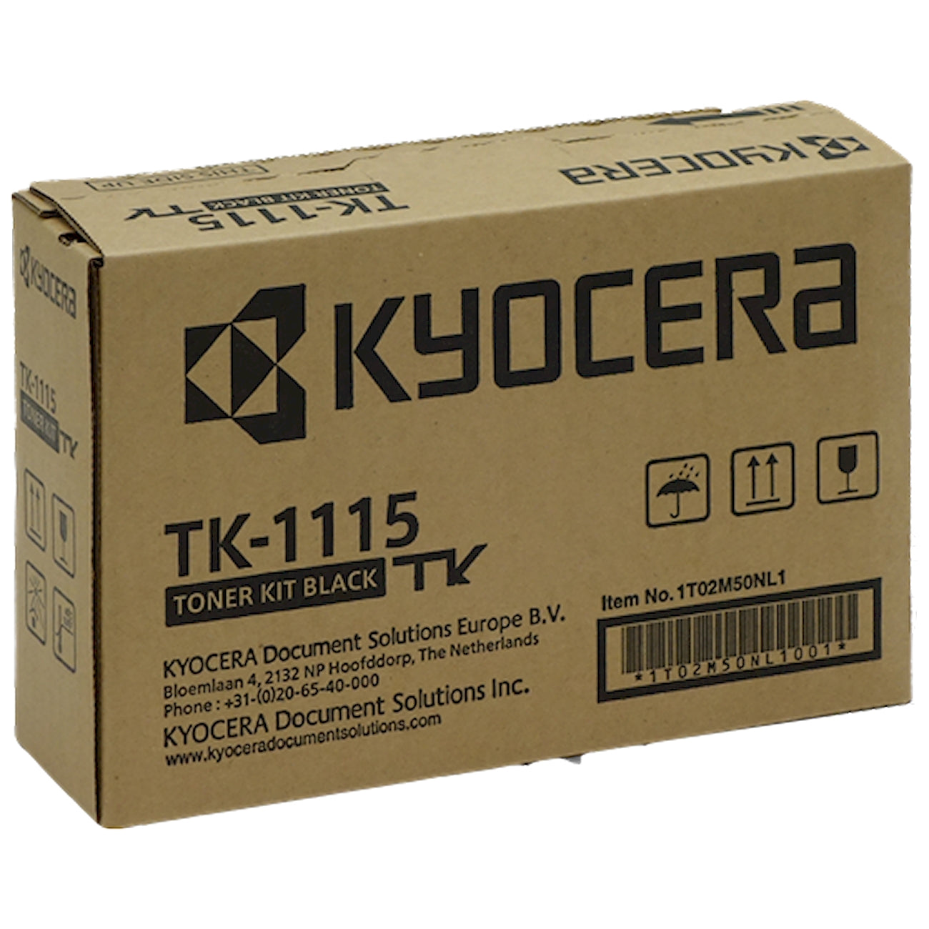 Toner Kyocera TK-1115 1T02M50NL0  - Originale - Nero da 1.600 pagine per ECOSYS MA2001, MA2001w, PA2001, PA2001w
