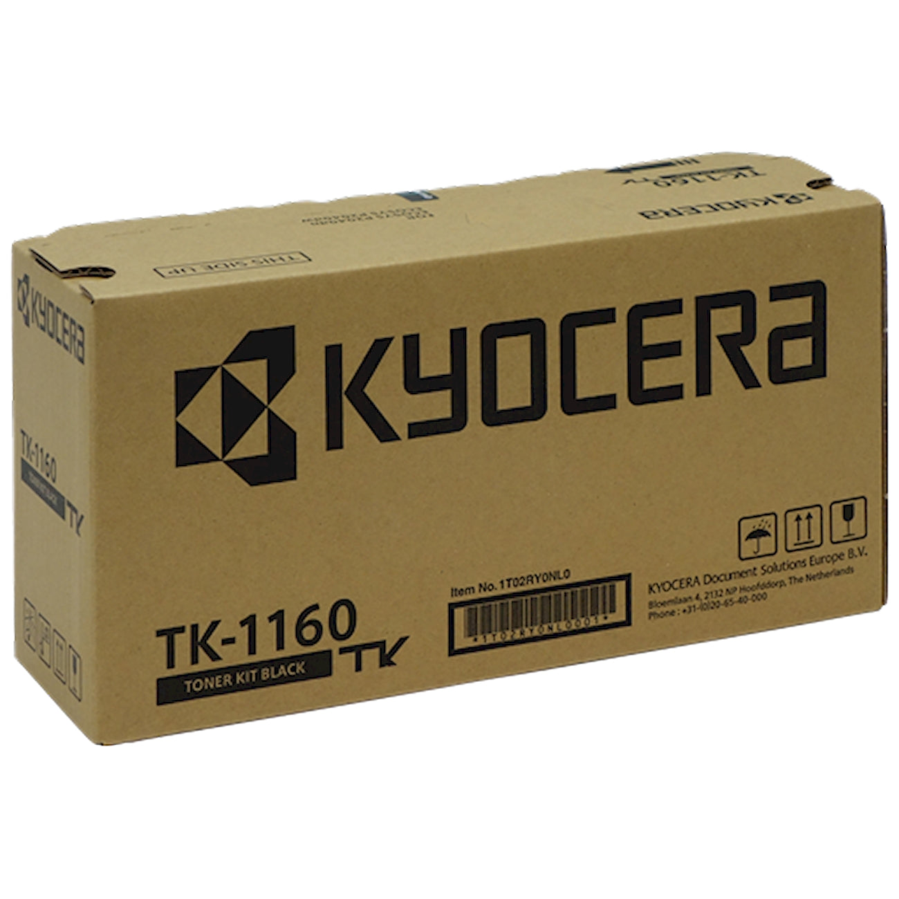 Toner Kyocera TK-1160 1T02RY0NL0  - Originale - Nero da 7.200 pagine per ECOSYS M2135dn, M2135dn Plus, M2235dn, M2235dw, M2635dn, M2635dn Plus, M2635dnw, M2635dw, M2735dw, M2735dw Plus, P2235d, P2235dn, P2235dn Plus, P2235dw, P2235dw Plus