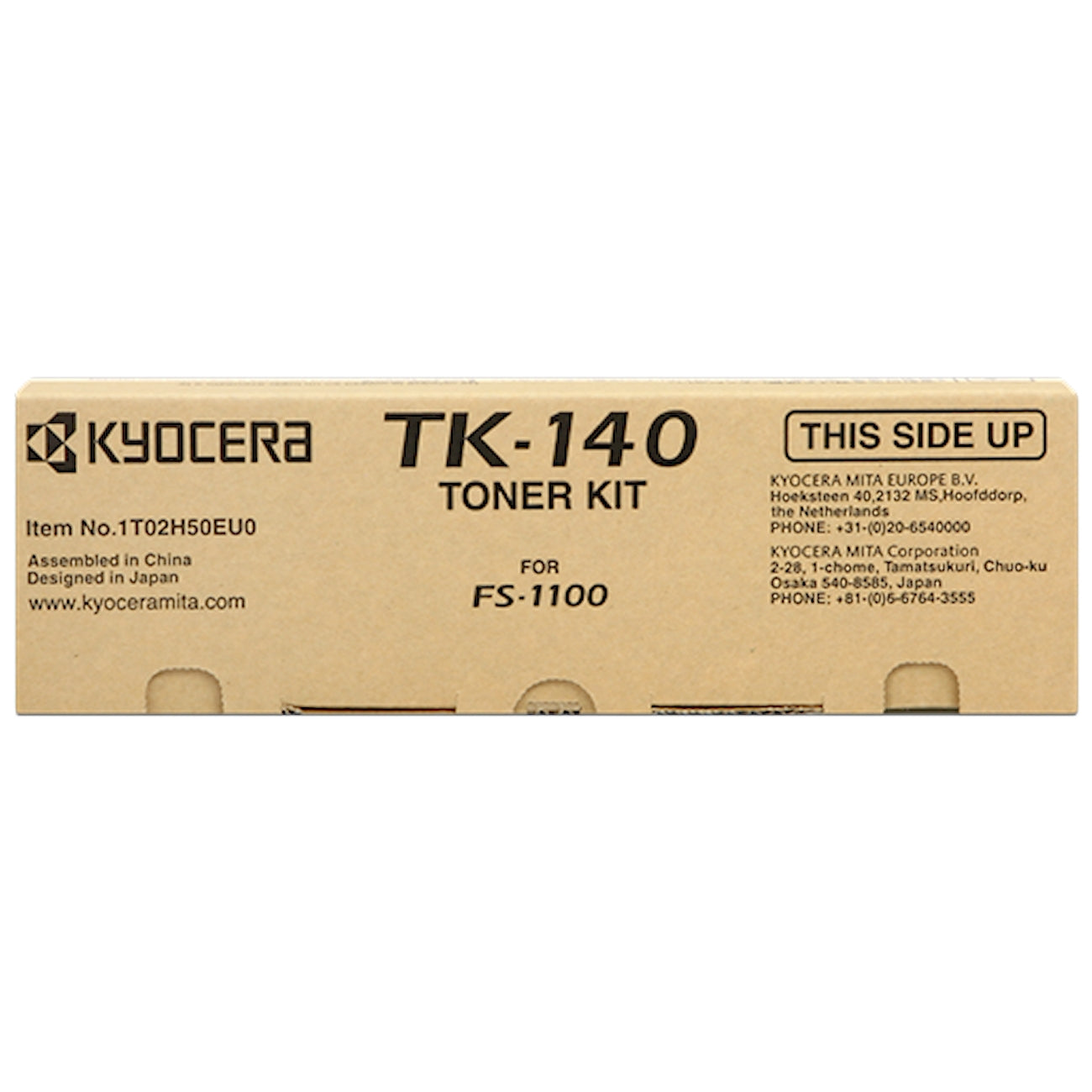 Toner Kyocera TK-140 1T02H50EU0  - Originale - Nero da 4.000 pagine per FS-1028MFP, FS-1128MFP, FS-1300, FS-1300D, FS-1300DN, FS-1300DTN, FS-1300N, FS-1350 Series, FS-1350D, FS-1350DN, FS-1350DTN, FS-1350N