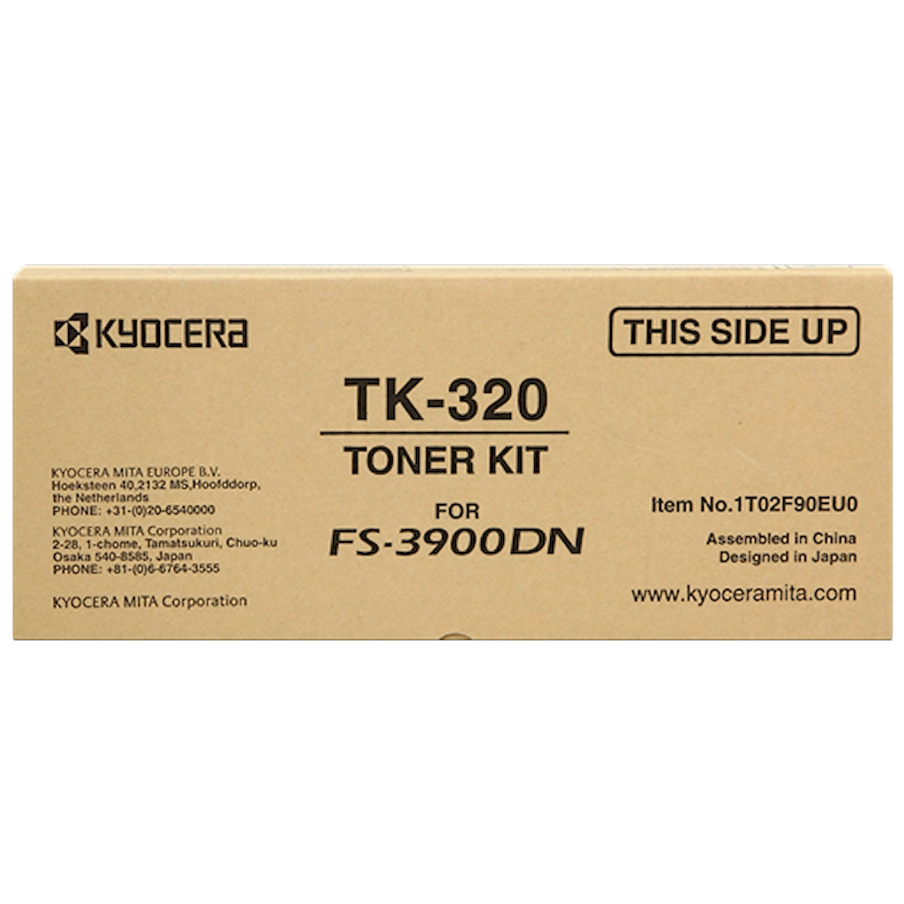 Toner Kyocera TK-320 1T02F90EUC  - Originale - Nero da 15.000 pagine per ECOSYS M3155dn, M3655idn, M3660idn, M3800 Series, M3860idn, M3860idnf, M3860idnf Plus, P3055dn, P3060dn, P3155dn, P3260dn
