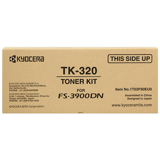 Toner Kyocera TK-320 1T02F90EUC  - Originale - Nero da 15.000 pagine per ECOSYS M3155dn, M3655idn, M3660idn, M3800 Series, M3860idn, M3860idnf, M3860idnf Plus, P3055dn, P3060dn, P3155dn, P3260dn