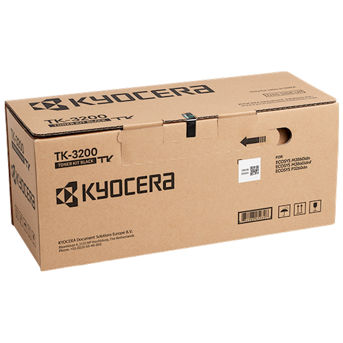 Toner Kyocera TK-3200 1T02X90NL0  - Originale - Nero da 40.000 pagine per FS-3900DN, FS-3900DTN, FS-4000DN, FS-4000DTN