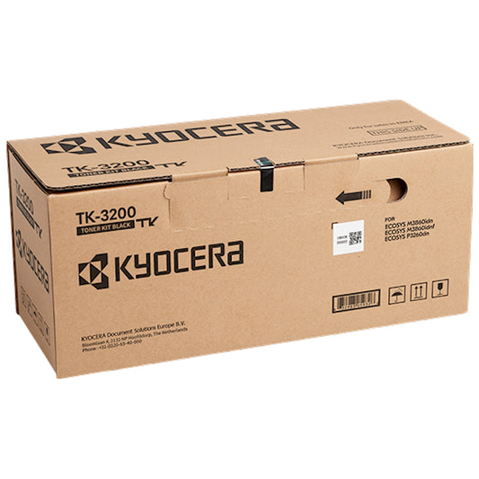 Toner Kyocera TK-3200 1T02X90NL0  - Originale - Nero da 40.000 pagine per FS-3900DN, FS-3900DTN, FS-4000DN, FS-4000DTN