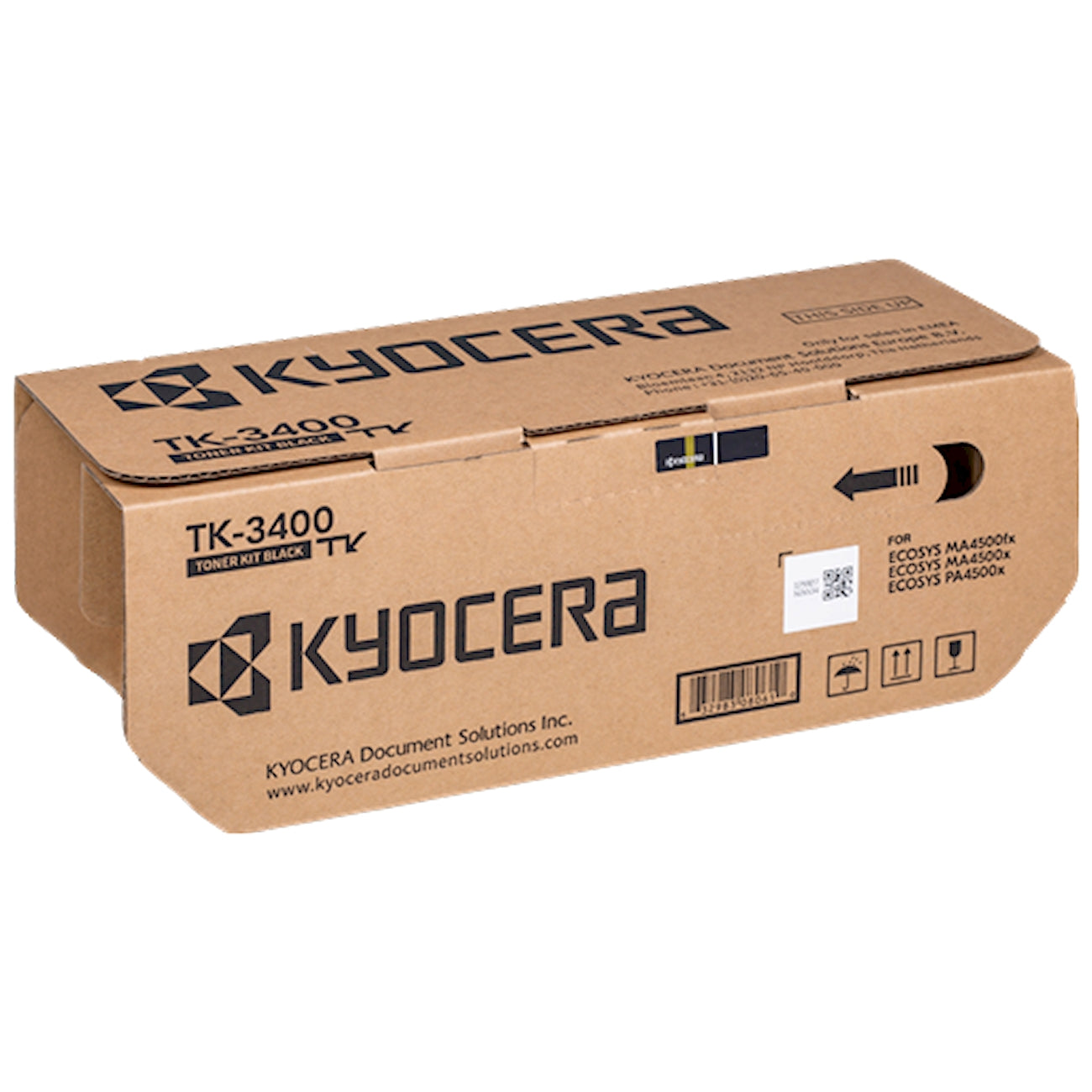 Toner Kyocera TK-3400 1T0C0Y0NL0  - Originale - Nero da 12.500 pagine per FS-2020 D, FS-2020 DN, FS-2020 Series