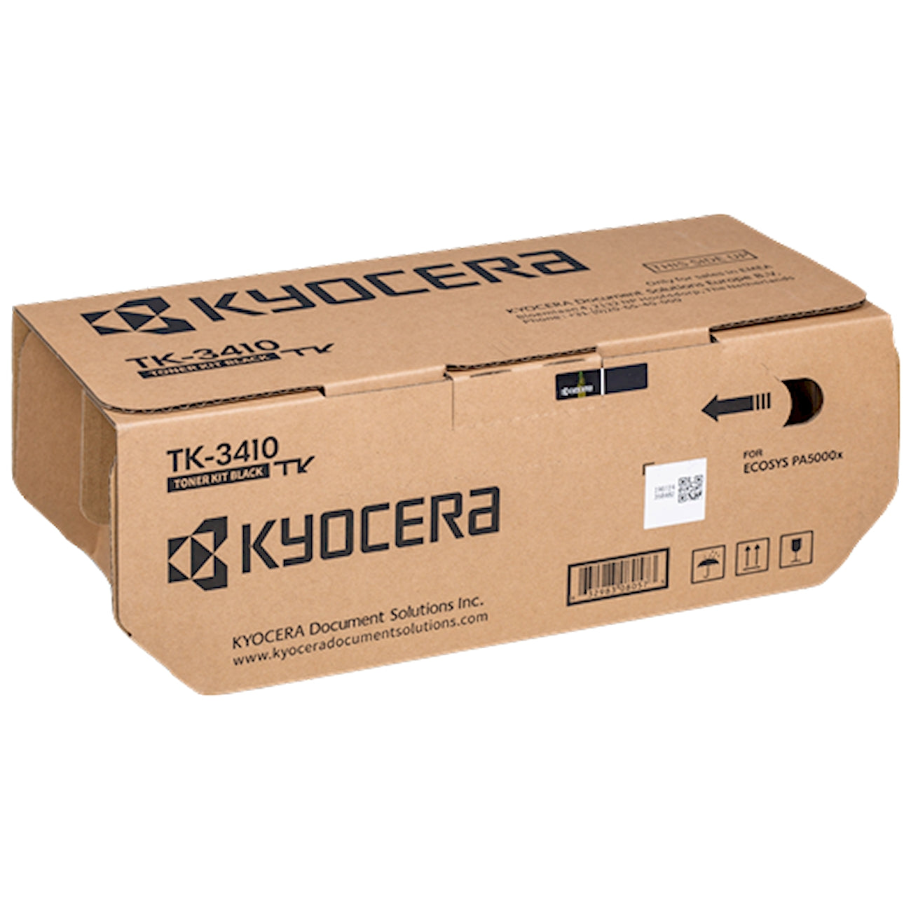 Toner Kyocera TK-3410 1T0C0X0NL0  - Originale - Nero da 15.500 pagine per ECOSYS MA 4500 fx Plus, MA 4500 x Plus, MA4500fx KL3, MA4500x KL3, PA 4500 x Plus, PA4500x KL3, PA5000x, PA 4500 x, PA 4500 x Plus