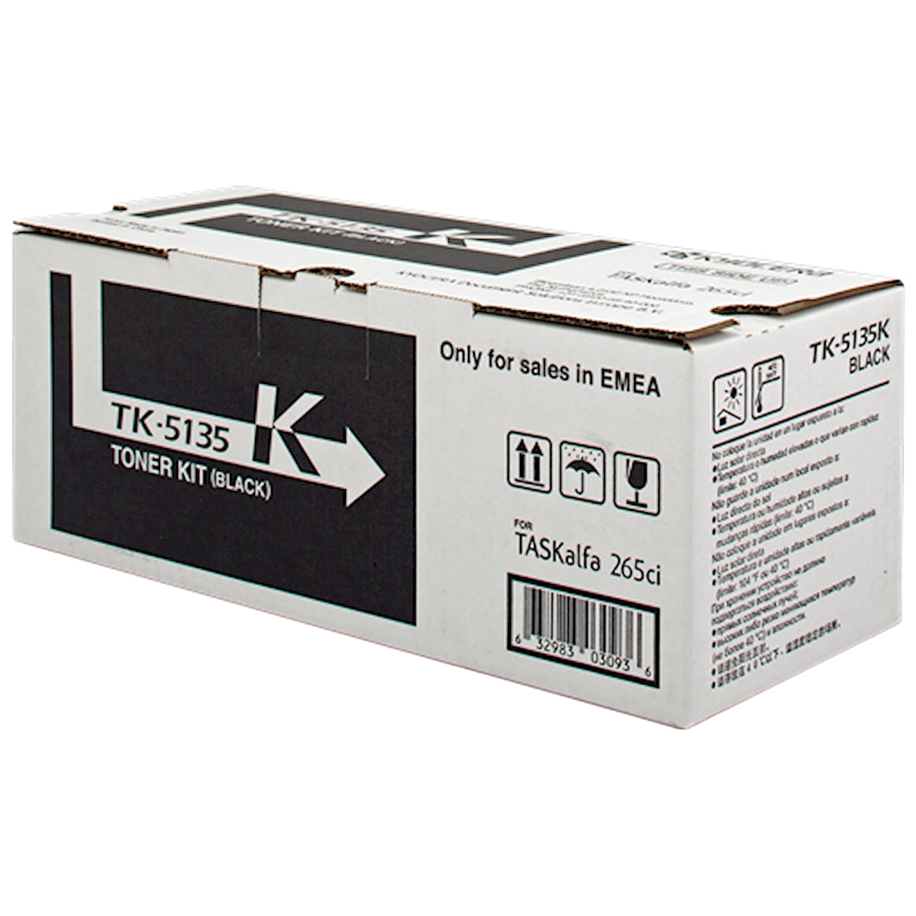 Toner Kyocera TK-5135K 1T02PA0NL0  - Originale - Nero da 10.000 pagine per TASKalfa 260 Series, 265Ci, 266Ci