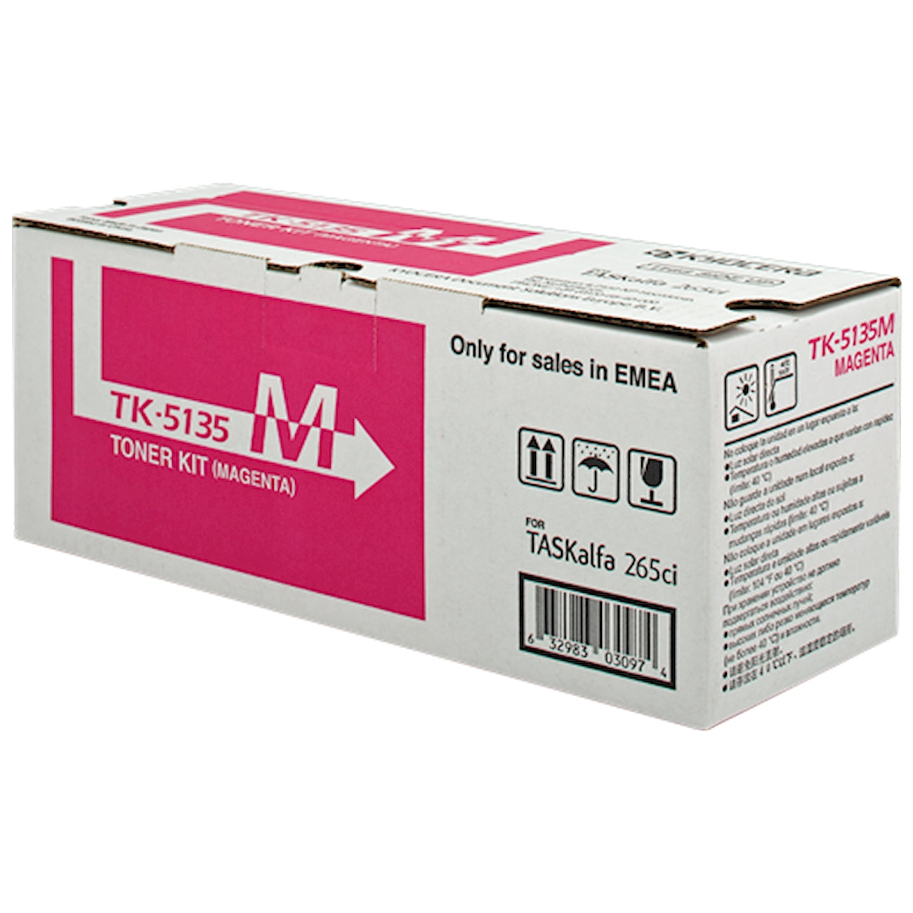 Toner Kyocera TK-5135M 1T02PABNL0  - Originale - Magenta da 5.000 pagine per TASKalfa 260 Series, 265Ci, 266Ci
