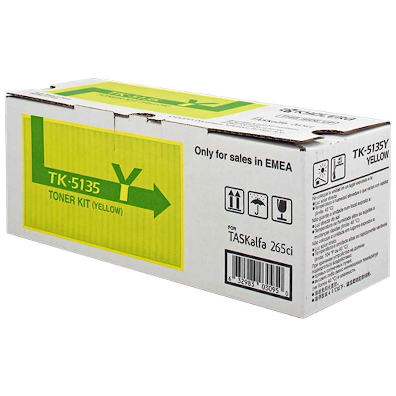 Toner Kyocera TK-5135Y 1T02PAANL0  - Originale - Giallo da 5.000 pagine per TASKalfa 260 Series, 265Ci, 266Ci