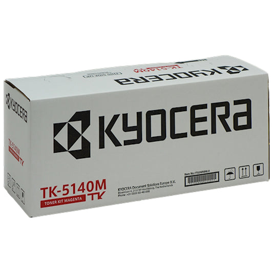 Toner Kyocera TK-5140M 1T02NRBNL0  - Originale - Magenta da 5.000 pagine per ECOSYS M6030cdn, M6530cdn, P6130cdn