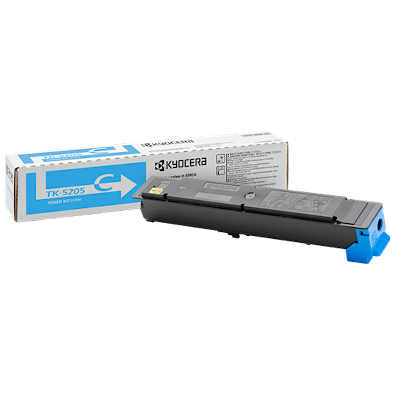 Toner Kyocera TK-5205C 1T02R5CNL0  - Originale - Ciano da 12.000 pagine per TASKalfa 306Ci, 307Ci, 308Ci