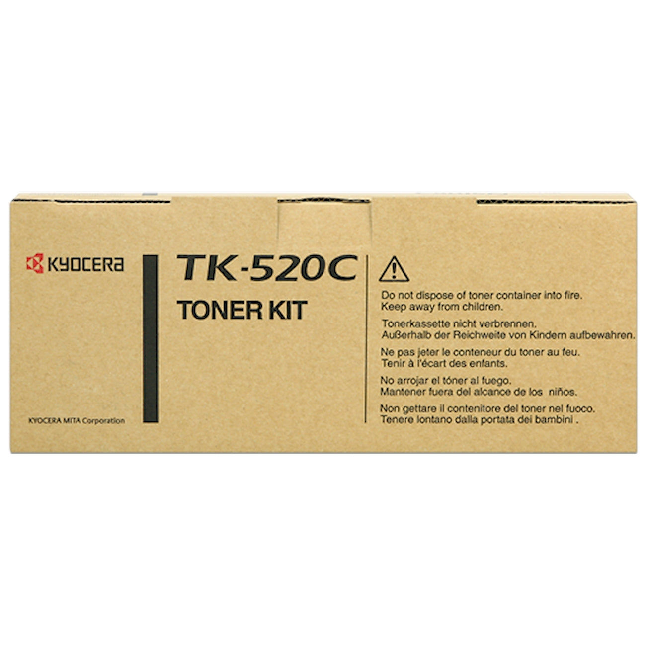 Toner Kyocera TK-520c   - Originale - Ciano da 4.000 pagine per TASKalfa 356ci, 357ci, 358ci