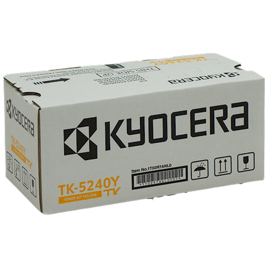 Toner Kyocera TK-5240Y 1T02R7ANL0  - Originale - Giallo da 3.000 pagine per ECOSYS M5526cdn, M5526cdw, P5026cdn, P5026cdw