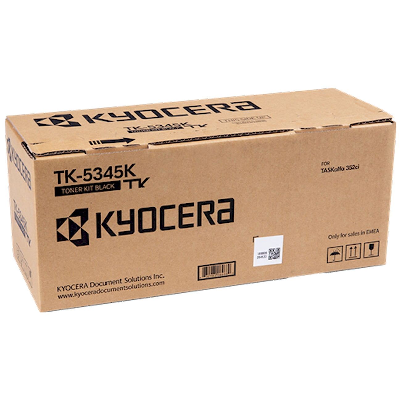 Toner Kyocera TK-5345K 1T02ZL0NL0  - Originale - Nero da 17.000 pagine per TASKalfa 352ci