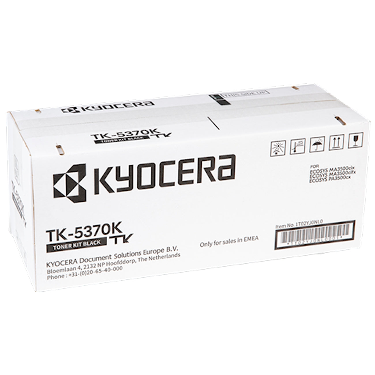 Toner Kyocera TK-5370K 1T02YJ0NL0  - Originale - Nero da 7.000 pagine per ECOSYS MA 3500cifx, MA 3500cifx Plus, MA 3500cix, MA 3500cix Plus, PA 3500cx, PA 3500cx Plus