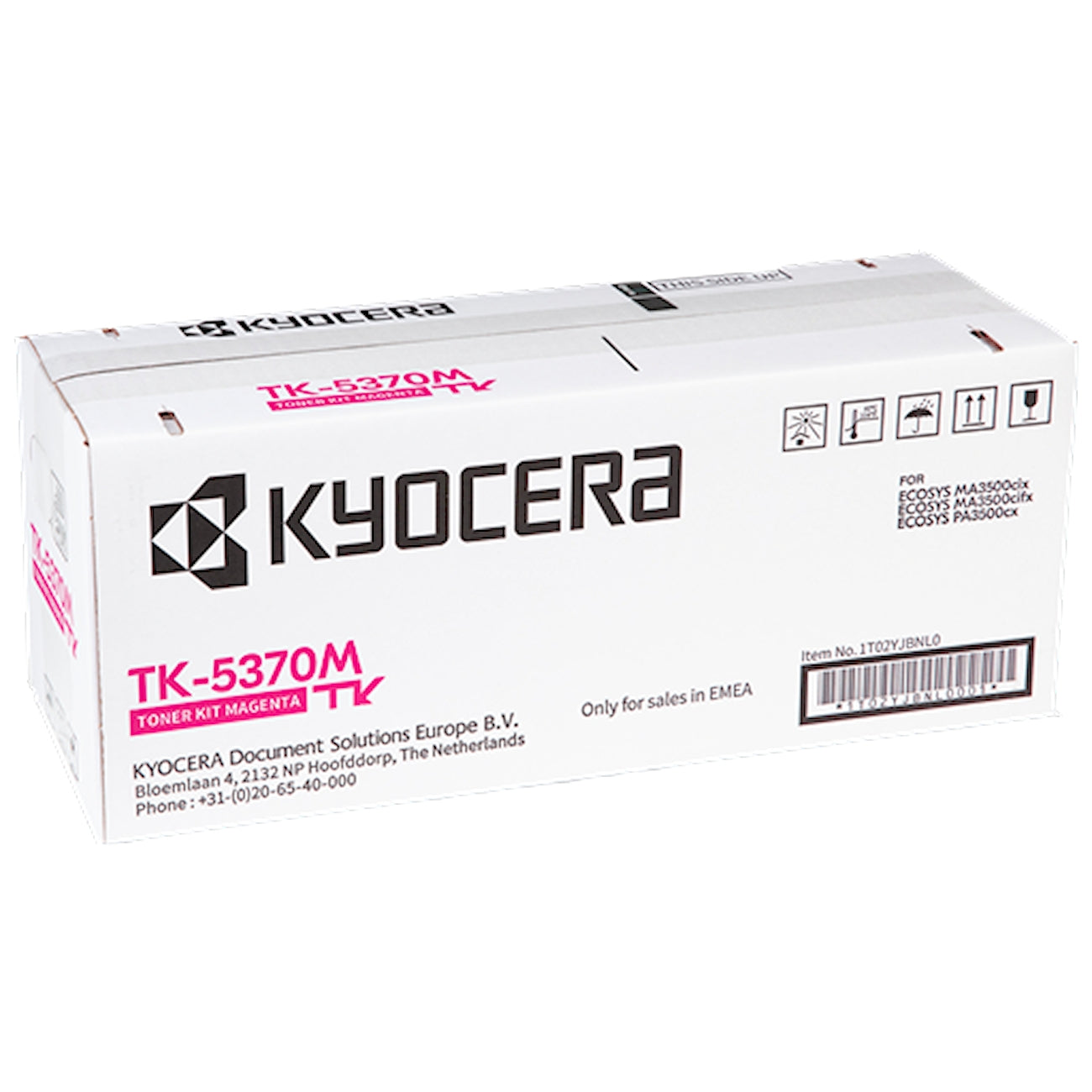 Toner Kyocera TK-5370M 1T02YJBNL0  - Originale - Magenta da 5.000 pagine per ECOSYS MA 3500cifx, MA 3500cifx Plus, MA 3500cix, MA 3500cix Plus, PA 3500cx, PA 3500cx Plus