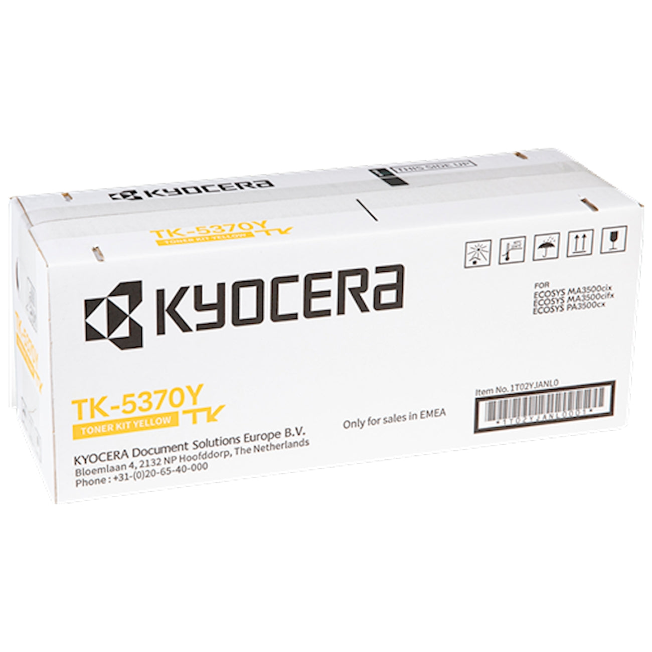 Toner Kyocera TK-5370Y 1T02YJANL0  - Originale - Giallo da 5.000 pagine per ECOSYS MA 3500cifx, MA 3500cifx Plus, MA 3500cix, MA 3500cix Plus, PA 3500cx, PA 3500cx Plus