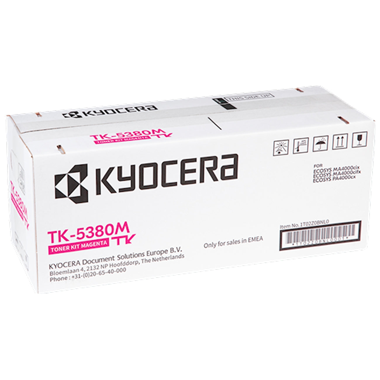 Toner Kyocera TK-5380M 1T02Z0BNL0  - Originale - Magenta da 10.000 pagine per ECOSYS MA 4000 cifx, MA 4000 cifx Plus, MA 4000 cix, MA 4000 cix Plus, PA 4000 cx, PA 4000 cx Plus