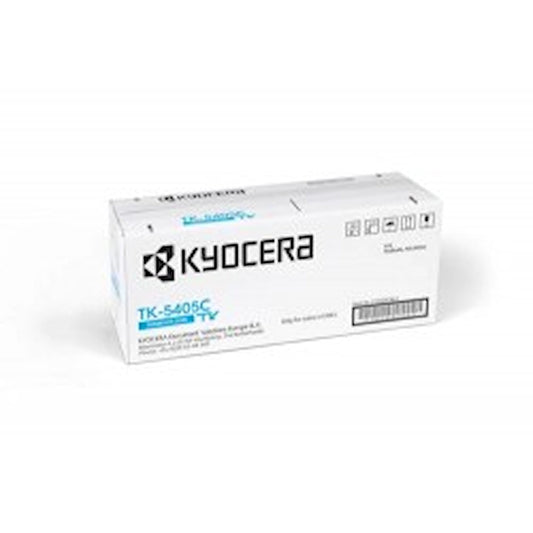 Toner Kyocera TK-5405C 1T02Z6CNL0  - Originale - Ciano da 10.000 pagine per ECOSYS PA4500cx, PA4500cx Plus
