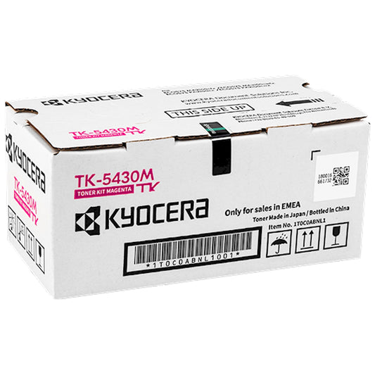 Toner Kyocera TK-5430M 1T0C0ABNL1  - Originale - Magenta da 1.250 pagine per ECOSYS MA2100, MA2100cfx, MA2100cwfx, PA2100, PA2100cwx, PA2100cwx Plus, PA2100cx, PA2100cx Plus, MA2100cfx, MA2100cwfx, MA2100cwx