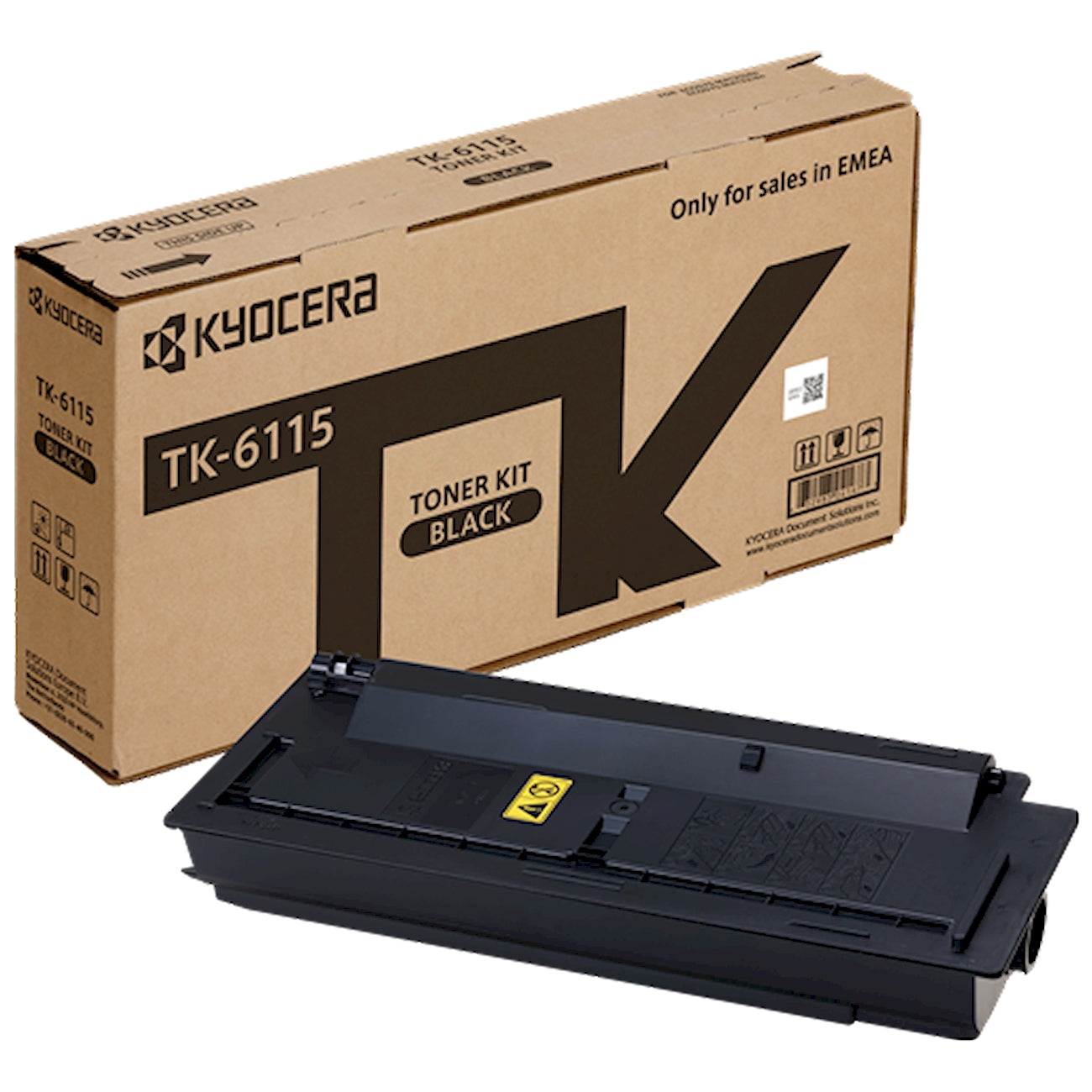 Toner Kyocera TK-6115 1T02P10NL0  - Originale - Nero da 15.000 pagine per ECOSYS M6026cdn, M6026cidn, M6526cdn, M6526cidn, P6026cdn, FS-C2026 MFP, FS-C2026 MFP Plus, FS-C2026DN, FS-C2126 MFP, FS-C2126 MFP Plus, FS-C2526 MFP, FS-C2626 MFP, FS-C5250DN
