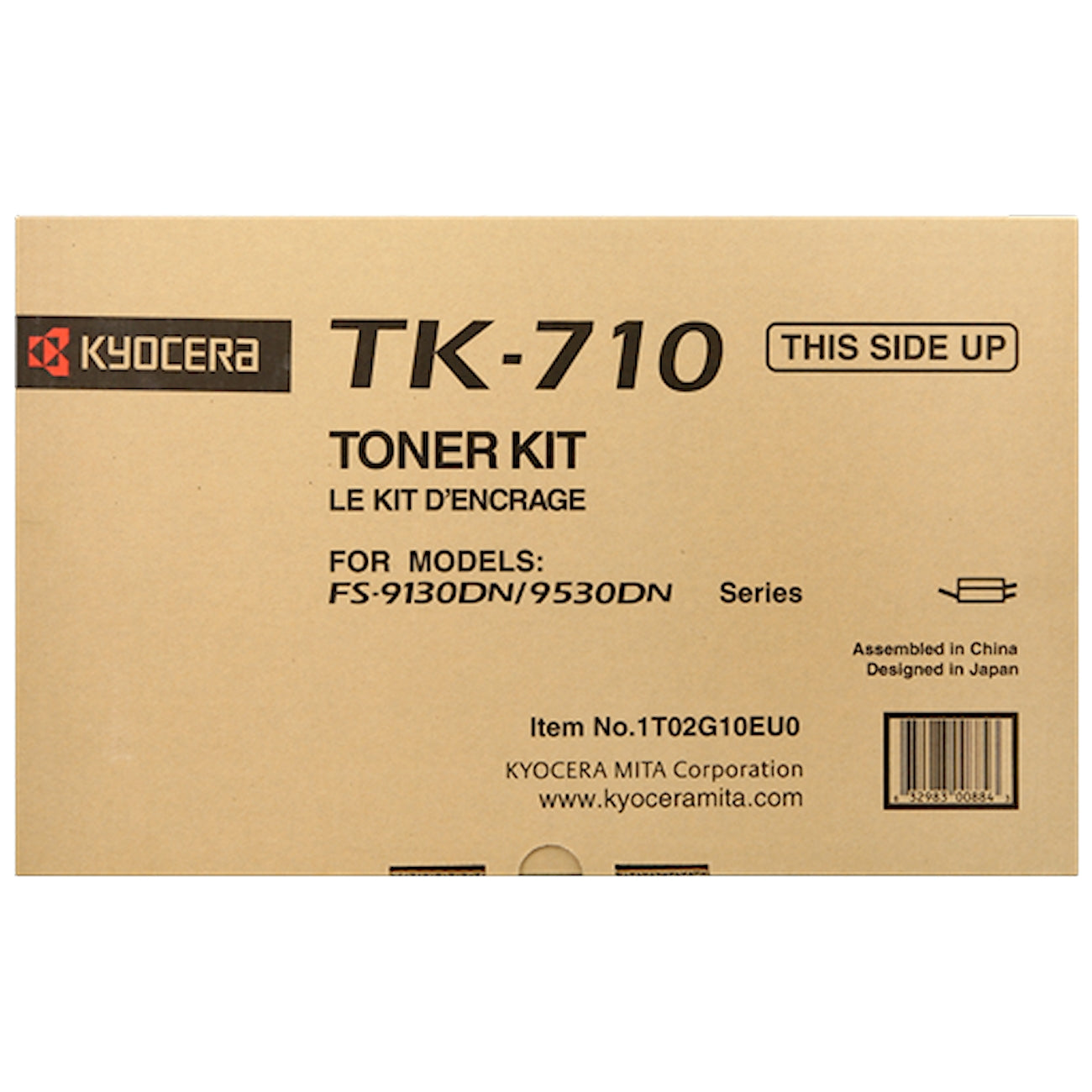 Toner Kyocera TK-710 1T02G10EU0  - Originale - Nero da 40.000 pagine per TASKalfa 5004i, 6004i, 7004i