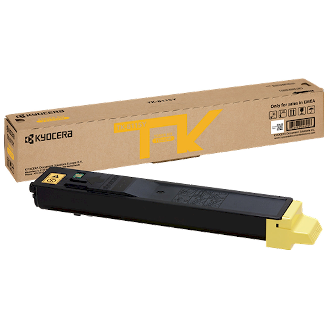 Toner Kyocera TK-8115Y 1T02P3ANL0  - Originale - Giallo da 6.000 pagine per ECOSYS M8100, M8124cidn, M8124cidn Plus, M8130cidn, M8130cidn Plus, M8130cin