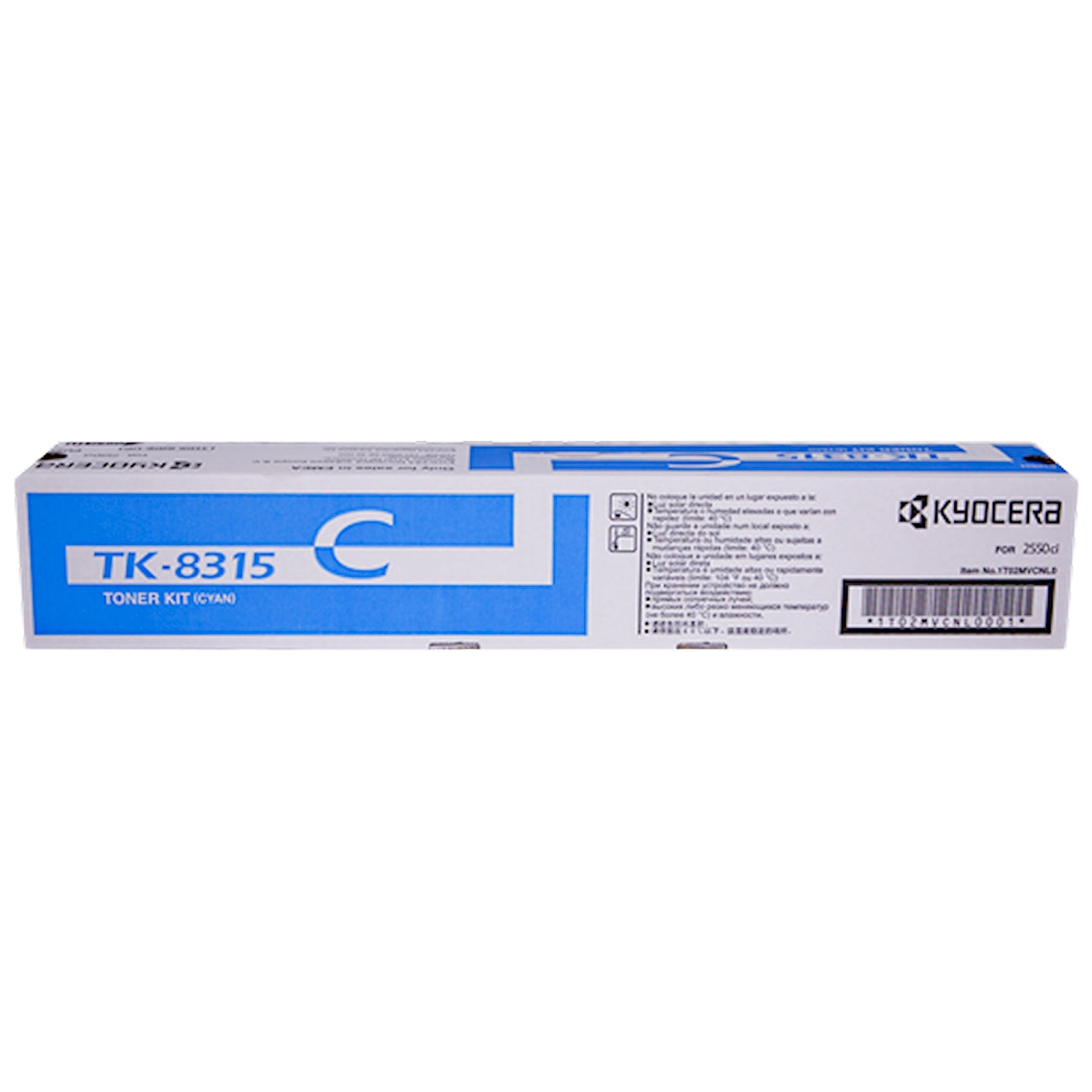 Toner Kyocera TK-8315c 1T02MVCNL0  - Originale - Ciano da 6.000 pagine per TASKalfa 3050CI, 3050CIG, 3051CI, 3550CI, 3550CIG, 3551CI