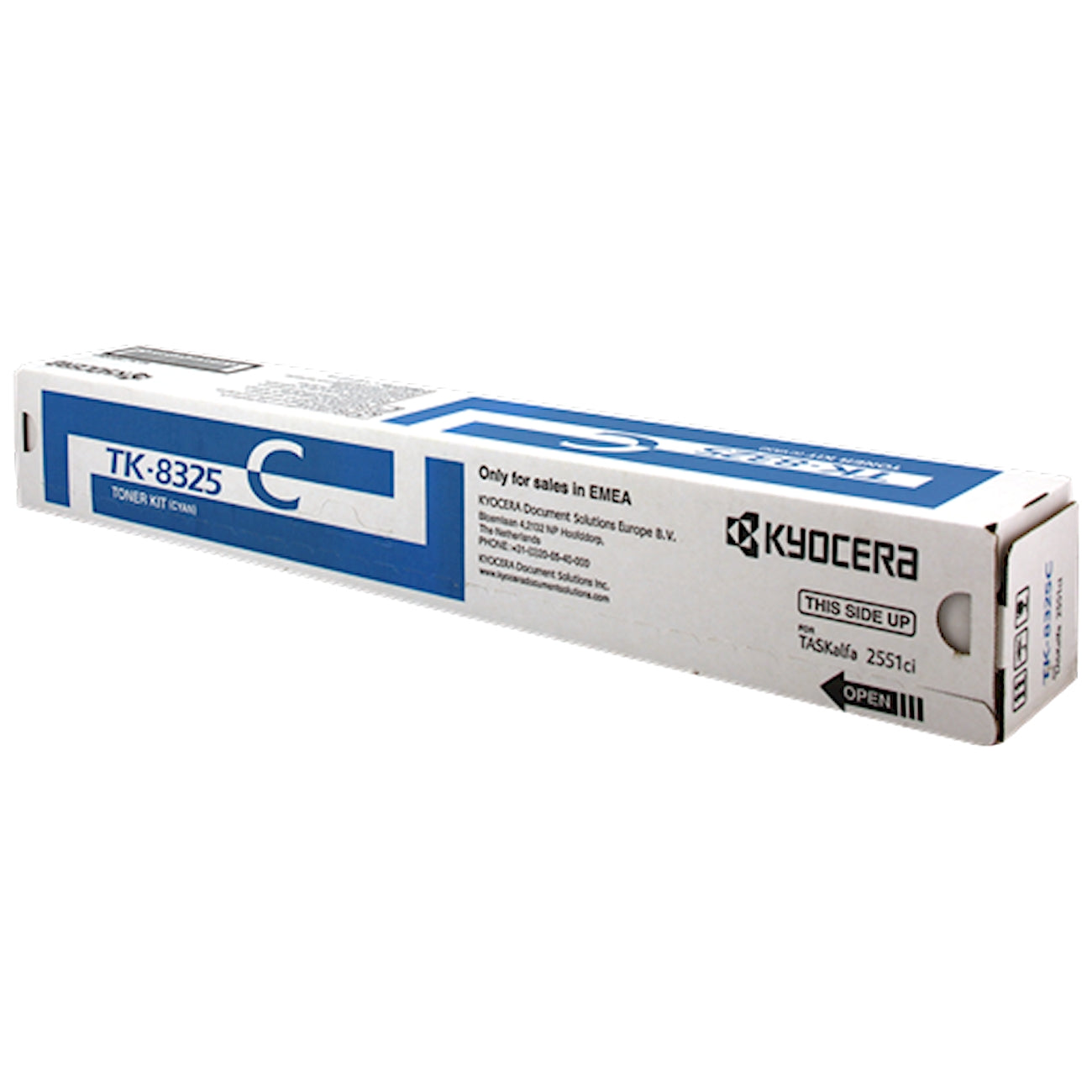 Toner Kyocera TK-8325C 1T02NPCNL0  - Originale - Ciano da 12.000 pagine per TASKalfa 2050ci, 2550ci
