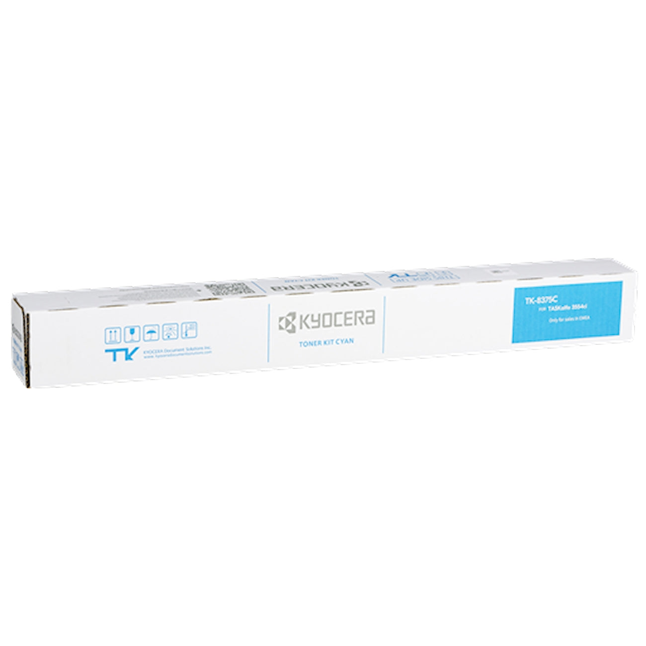 Toner Kyocera TK-8375C 1T02XDCNL0  - Originale - Ciano da 20.000 pagine per TASKalfa 2554ci, M8130cidn, M8135cidn