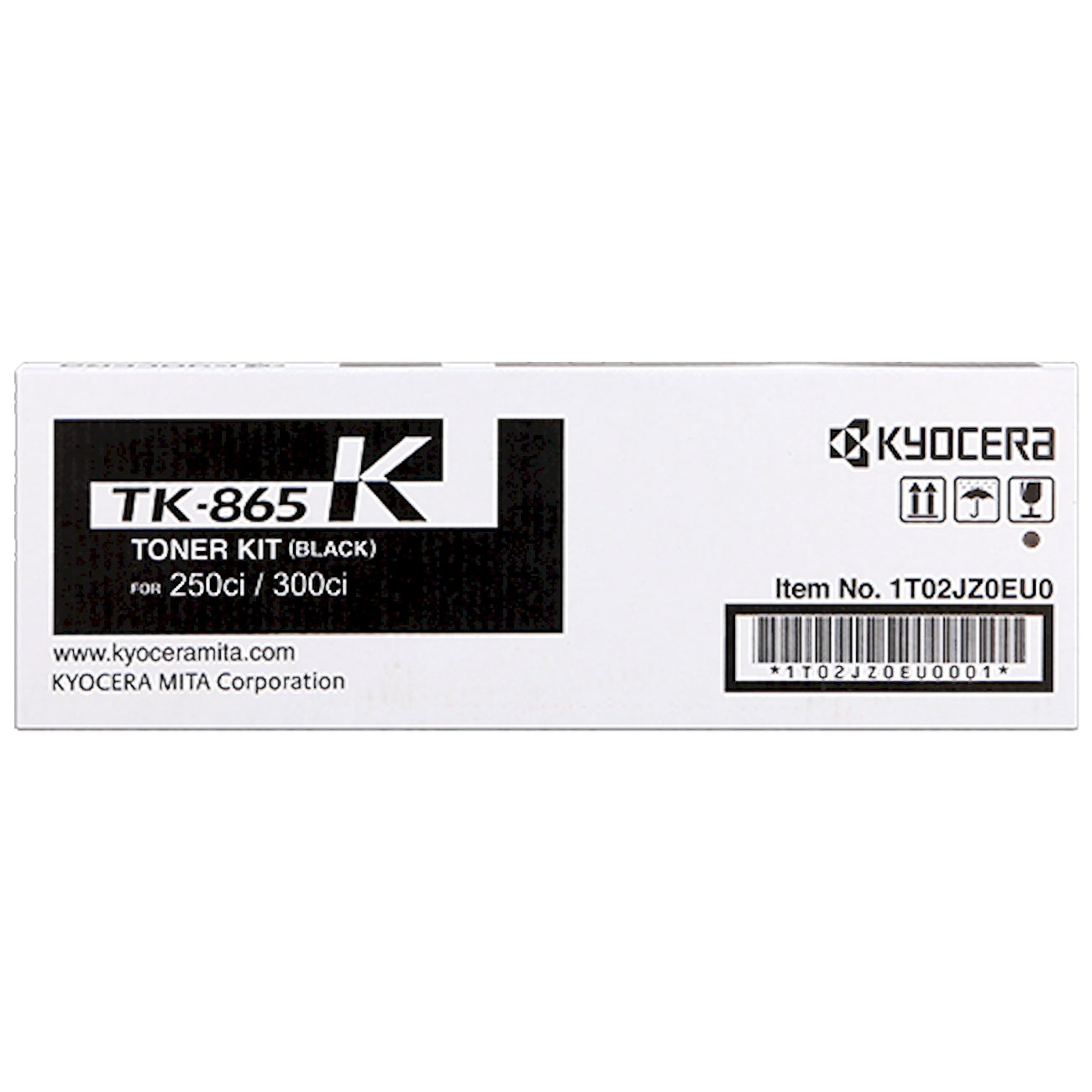 Toner Kyocera TK-865k 1T02JZ0EU0  - Originale - Nero da 20.000 pagine per TASKalfa 250ci, 300ci