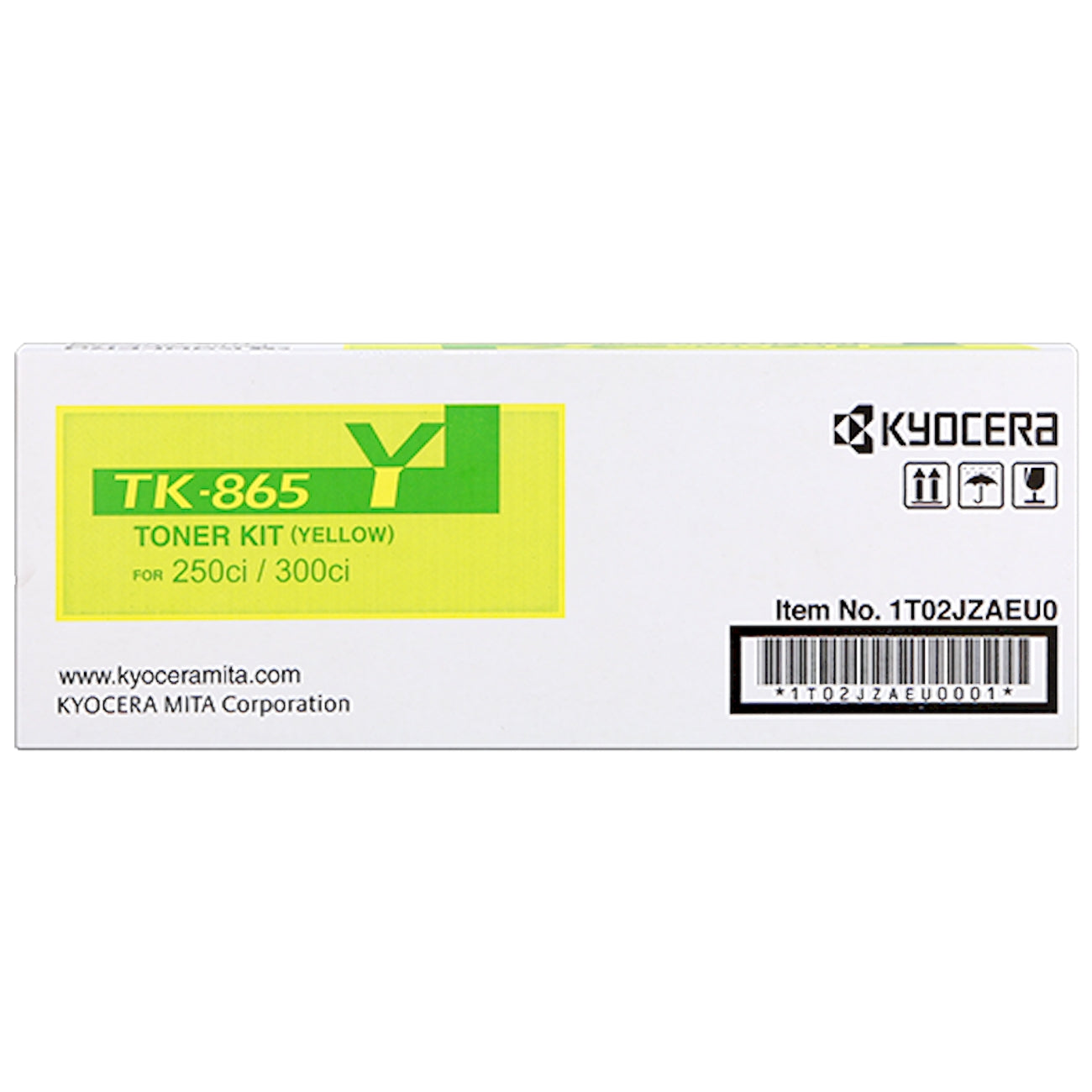Toner Kyocera TK-865y 1T02JZAEU0  - Originale - Giallo da 12.000 pagine per TASKalfa 250ci, 300ci