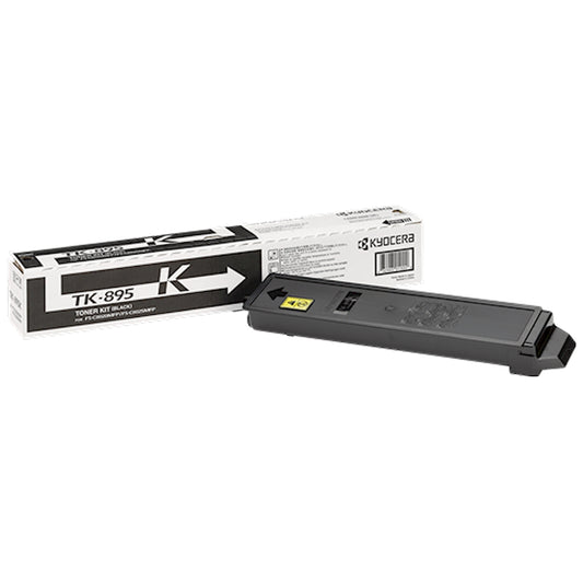 Toner Kyocera TK-895k 1T02K00NL0  - Originale - Nero da 12.000 pagine per FS C8020 MFP, FS C8025 MFP, FS C8520MFP, FS C8525 MFP
