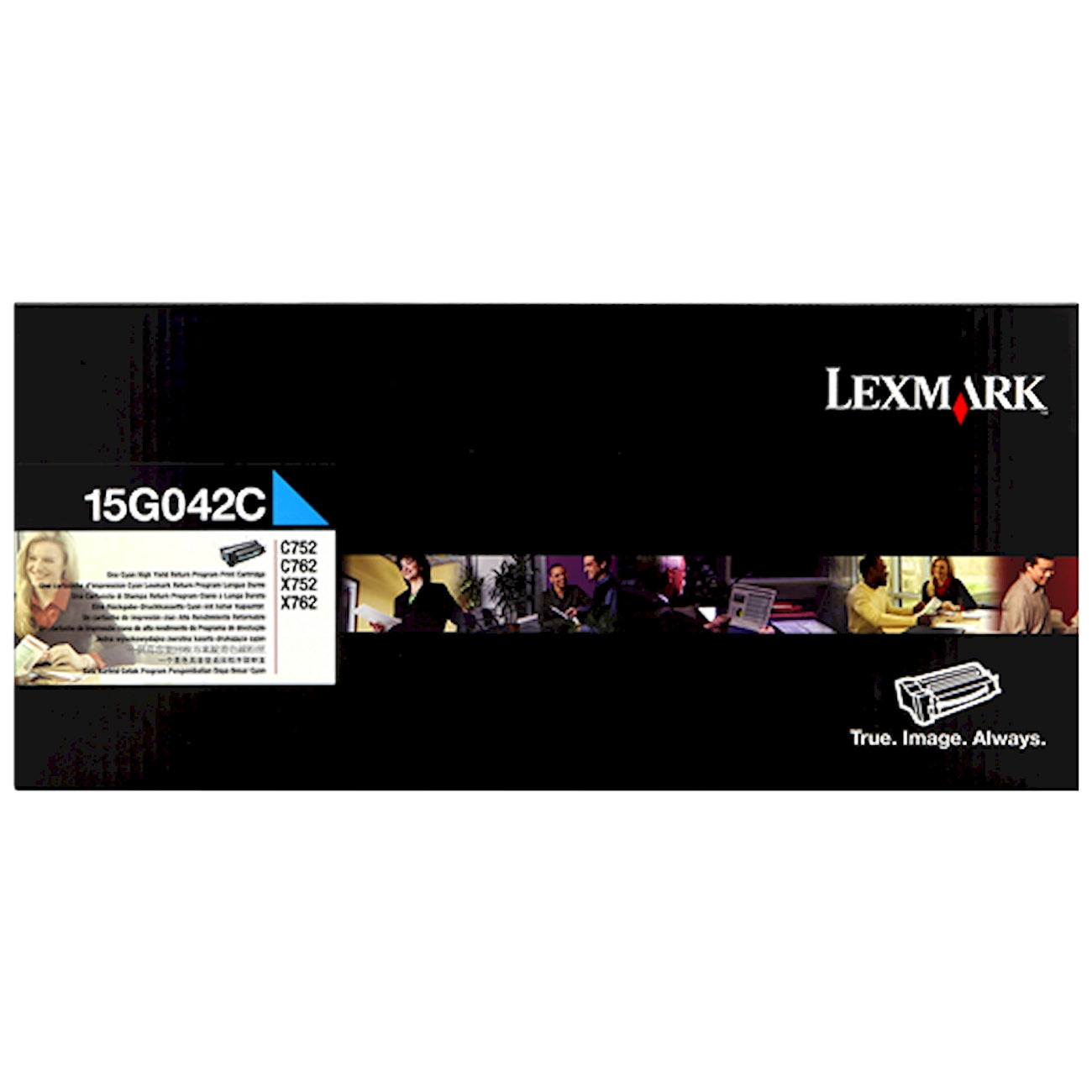 Toner Lexmark 15G042C   - Originale - Ciano da 15.000 pagine per C752, C752dn, C752dtn, C752fn, C752n, C762, C762dn, C762dtn, C762n, X752e, X762e