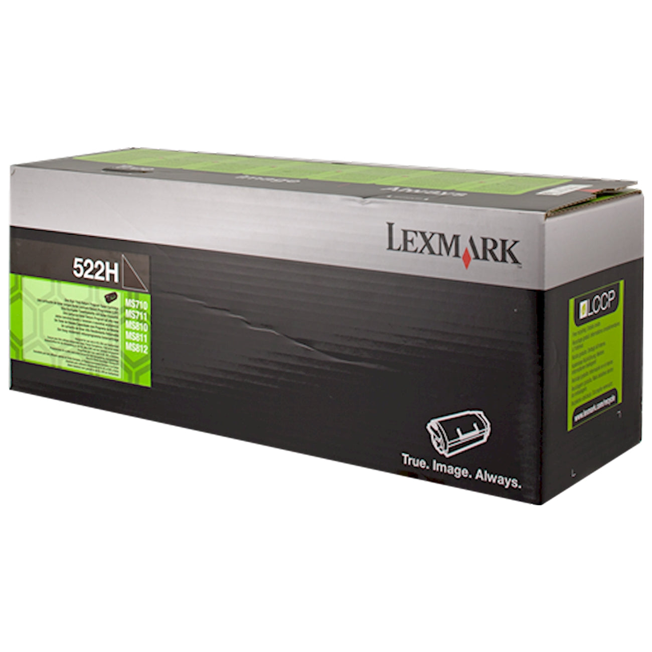 Toner Lexmark 522H 52D2H00  - Originale - Nero da 25.000 pagine per MS710n, MS710dn, MS711dn, MS810n, MS810dn, MS810de, MS811n, MS811dn, MS812de, MS812dn, M5155, M5163, M5170