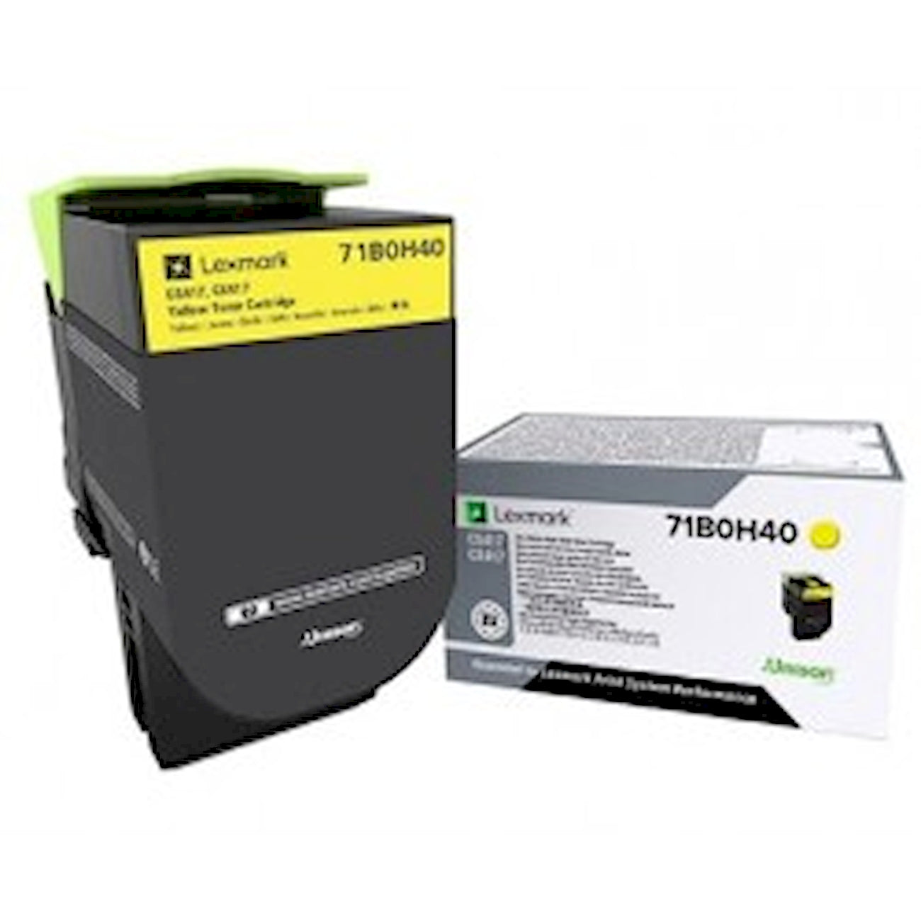 Toner Lexmark 71B0H40   - Originale - Giallo da 11.20 pagine per CS417dn, CS517de, CX417de, CX517de