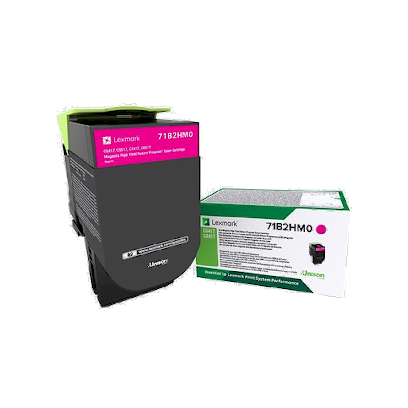 Toner Lexmark 71B2HM0   - Originale - Magenta da 3.500 pagine per CS417dn, CS517de, CX417de, CX517de