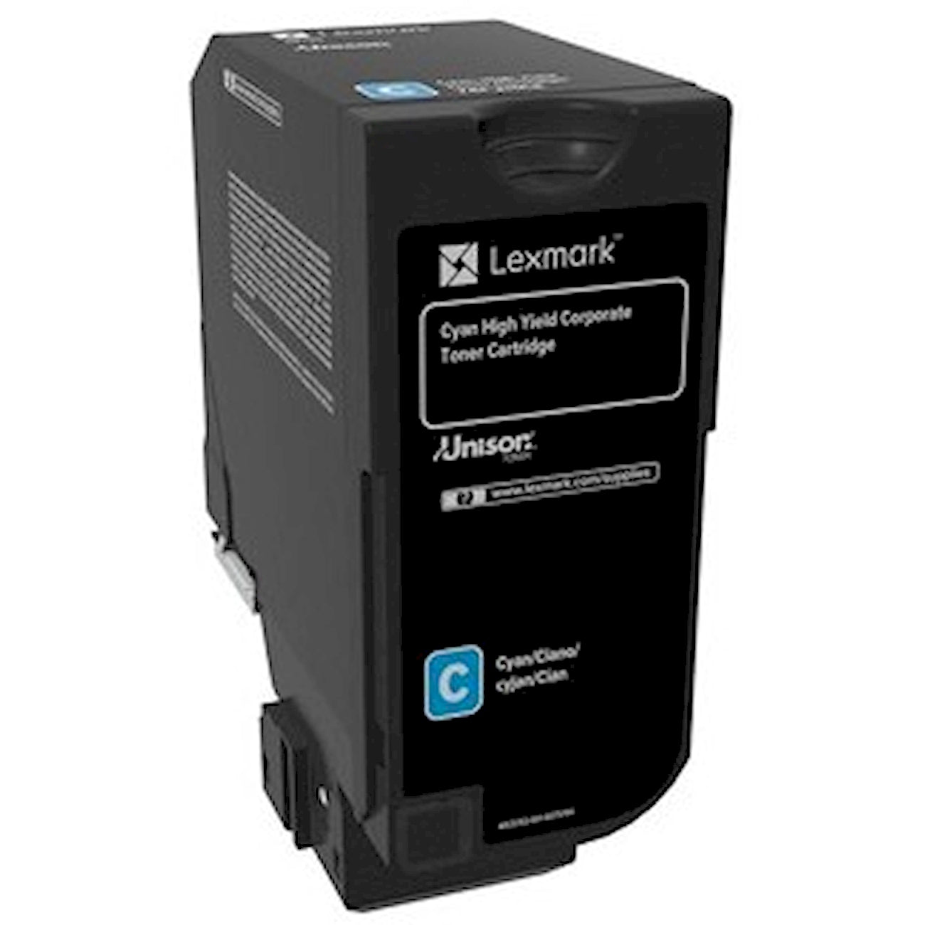 Toner Lexmark 74C2HCE   - Originale - Ciano da 12.000 pagine per CS725de, CS725dte
