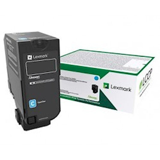 Toner Lexmark 75B20C0   - Originale - Ciano da 10.000 pagine per CS727, CS727de, CS727dn, CS728, CS728de, CS728dne, CX727de