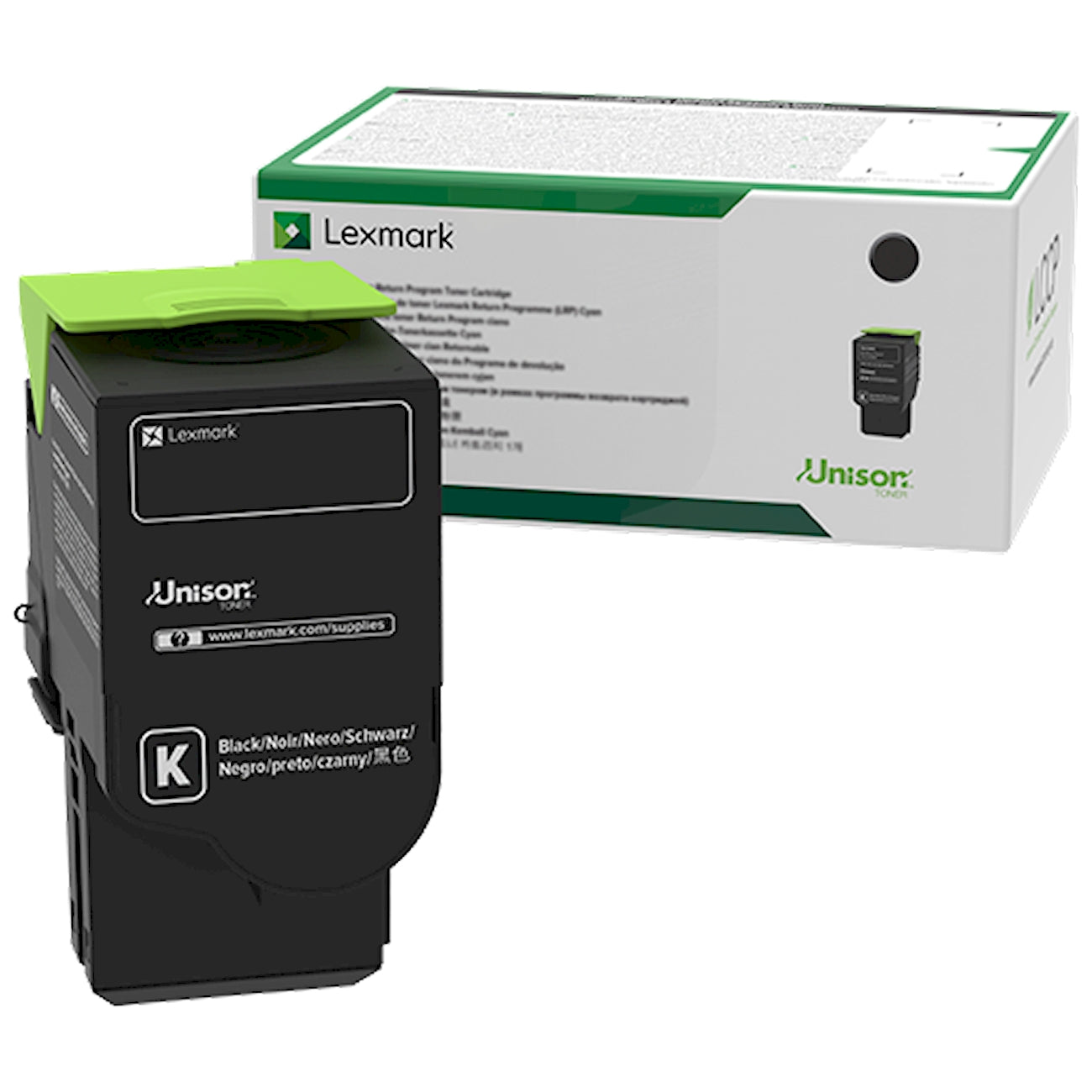 Toner Lexmark 78C20K0   - Originale - Nero da 2.000 pagine per CS421dn, CS521dn, CS622de, CX421adn, CX522ade, CX622ade, CX625ade, CX625adhe, CX625adhs