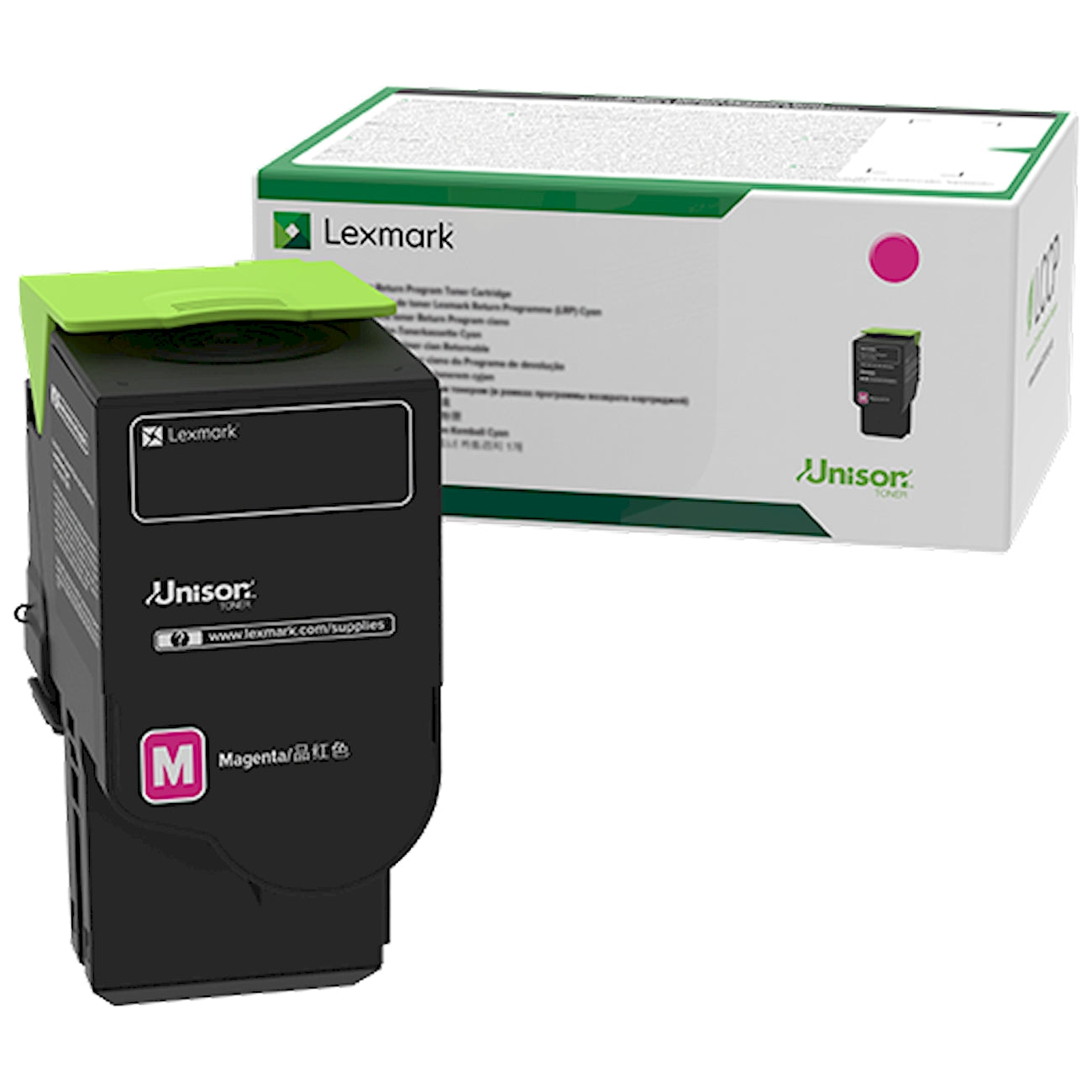 Toner Lexmark 78C20M0   - Originale - Magenta da 1.400 pagine per CS421dn, CS521dn, CS622de, CX421adn, CX522ade, CX622ade, CX625ade, CX625adhe