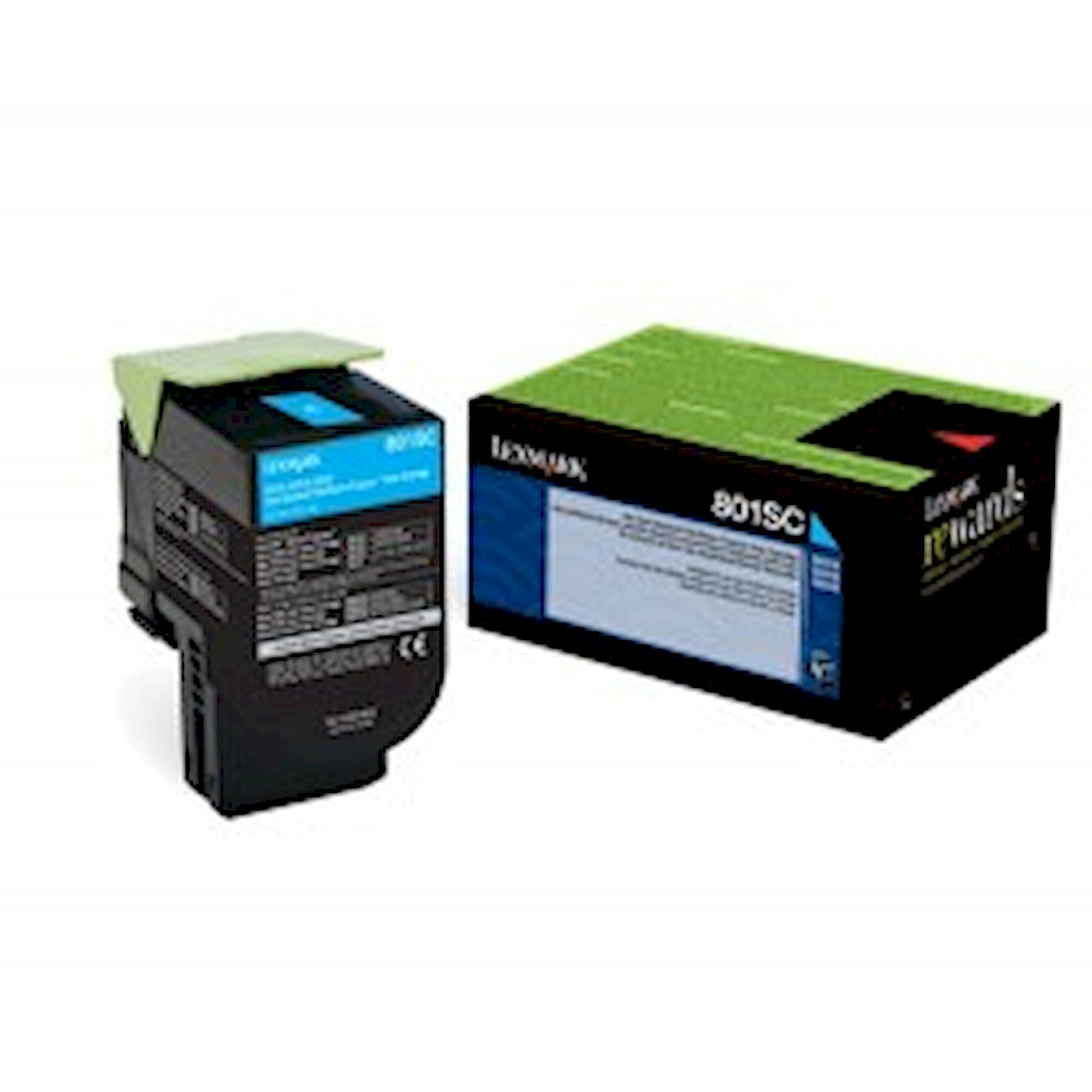 Toner Lexmark 802SC 80C2SC0  - Originale - Ciano da 2.000 pagine per CX310dn, 310n, 410de, 410dte, 410e, 510de, 510dhe, 510dthe