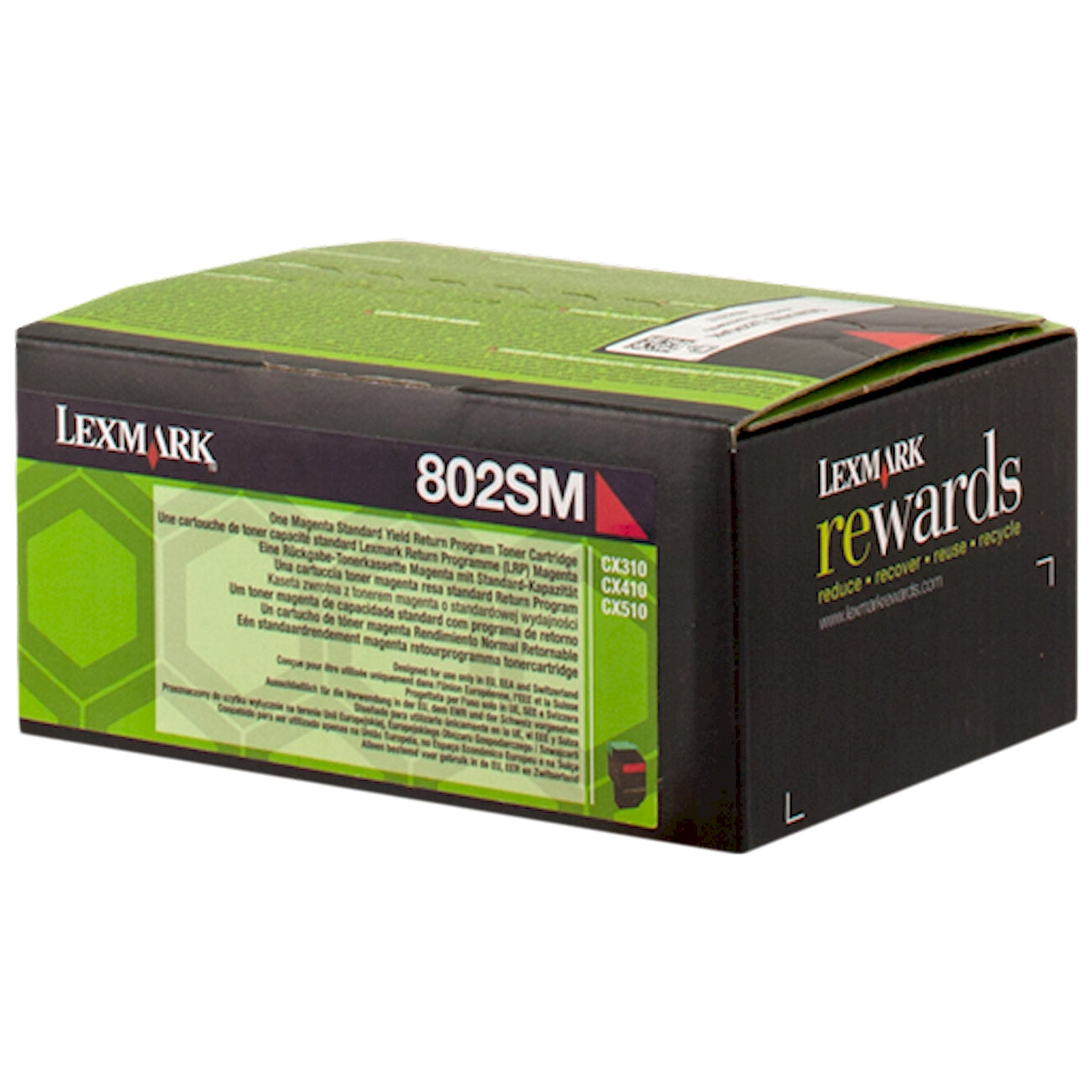 Toner Lexmark 802SM 80C2SM0  - Originale - Magenta da 2.000 pagine per CX310dn, 310n, 410de, 410dte, 410e, 510de, 510dhe, 510dthe