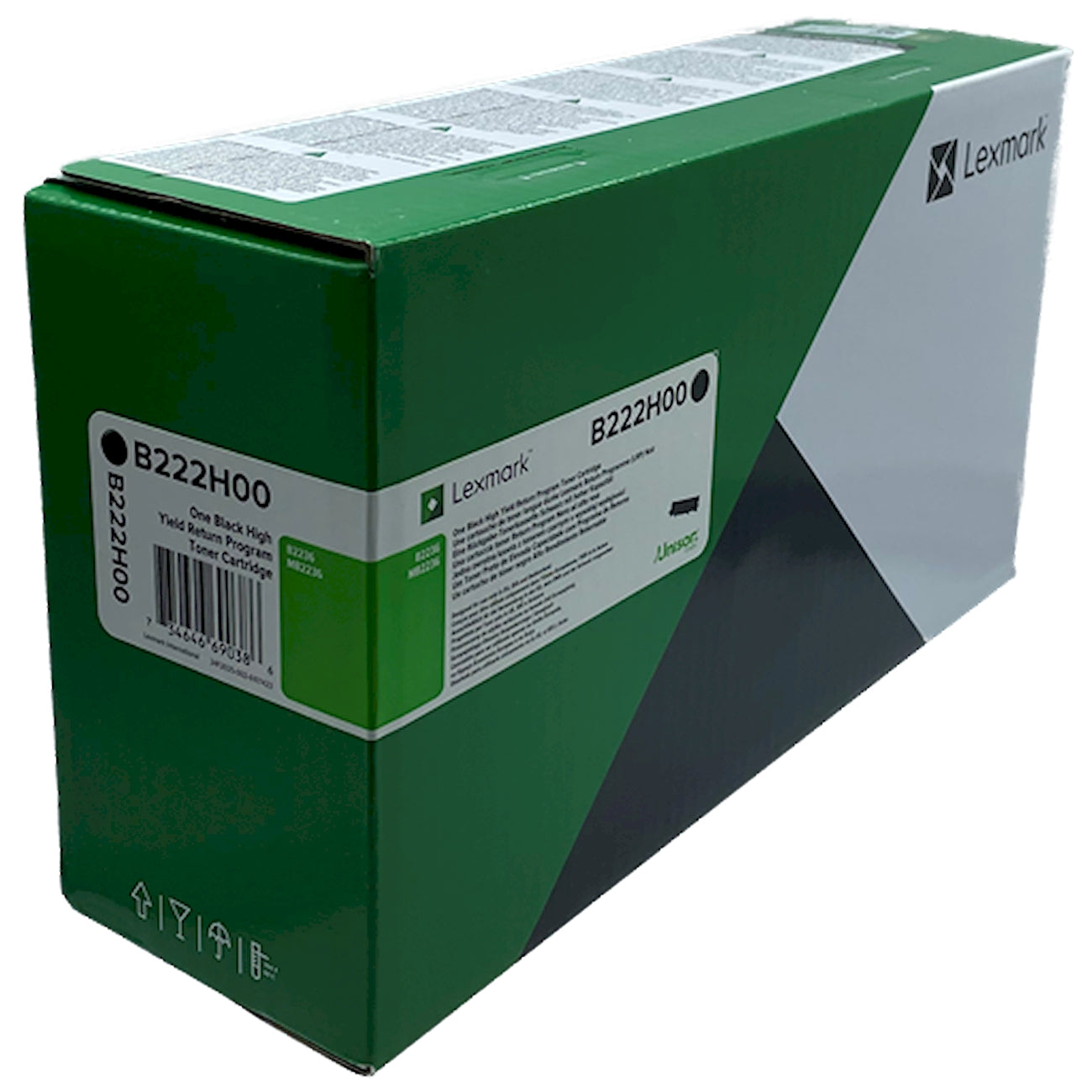 Toner Lexmark B222H00   - Originale - Nero da 3.000 pagine per B2236dw, MB2236adw, MB2236adwe, MB2236i