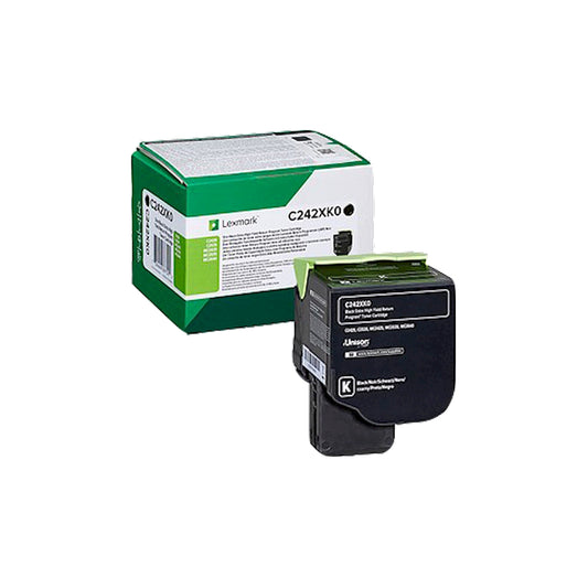 Toner Lexmark C242XK0   - Originale - Nero da 6.000 pagine per C2425dw, C2535dw, MC2425adw, MC2535adwe, MC2640adwe