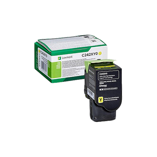 Toner Lexmark C242XY0   - Originale - Giallo da 3.500 pagine per C2425dw, C2535dw, MC2425adw, MC2535adwe, MC2640adwe