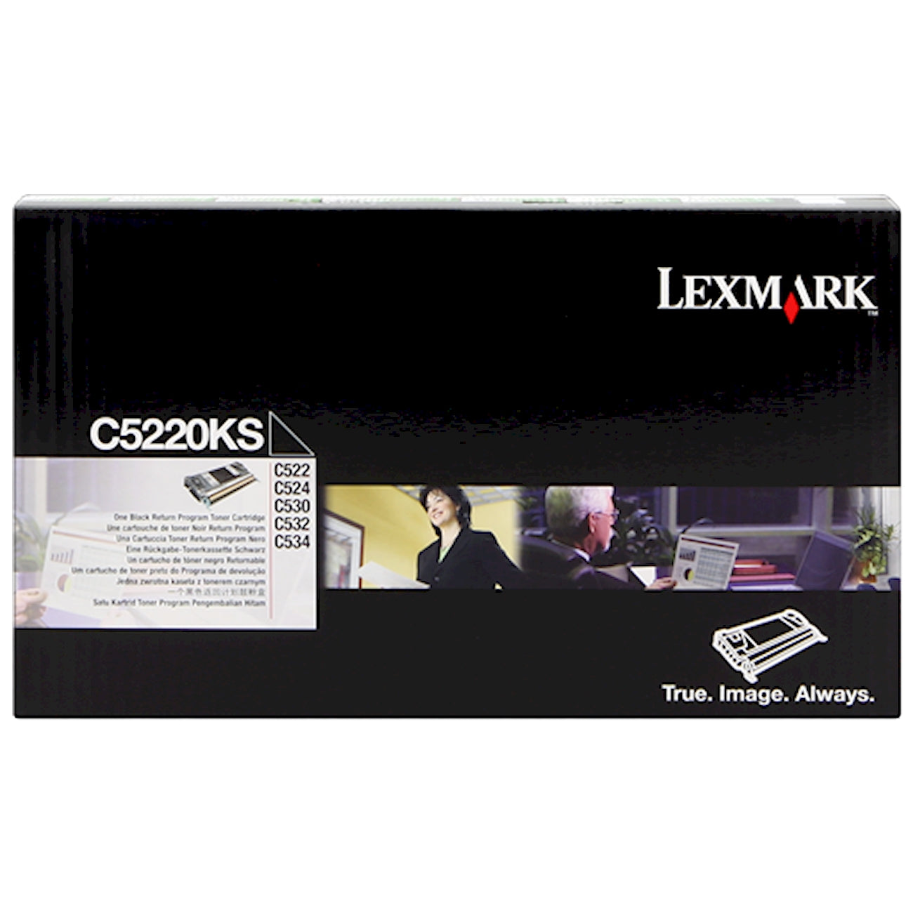 Toner Lexmark C5220KS   - Originale - Nero da 4.000 pagine per C522, C522n, C524, C524dn, C524dtn, C524n, C530, C530dn, C532, C532dn, C532n, C534, C534dn, C534dtn, C534n